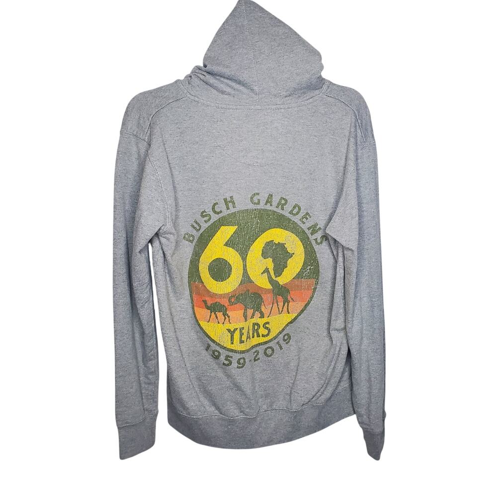 Busch Gardens African Safari Sunset Animal Graphic 60th Anniversary Small Hoodie